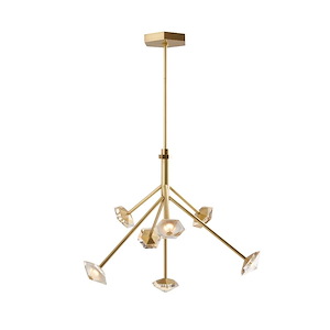 Alessia - 210W 7 LED Chandelier-29.5 Inches Tall and 29 Inches Wide - 1338487