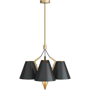Abrams - 4 Light Chandelier-31.5 Inches Tall and 27 Inches Wide