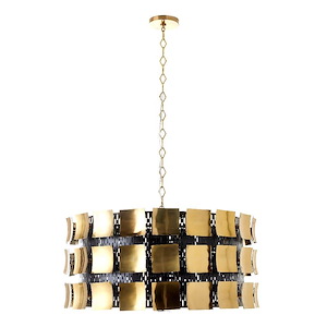 Wells - 6 Light Chandelier-20 Inches Tall and 35.5 Inches Wide