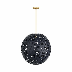 Trai - 1 Light Pendant-35.5 Inches Tall and 30.5 Inches Wide