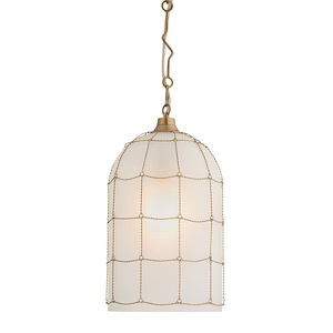 Jordan - 1 Light Pendant-19 Inch Tall and 10 Inch Wide