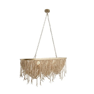 Baja - 3 Light Linear Chandelier-45.5 Inches Tall and 52 Inches Wide - 1338515