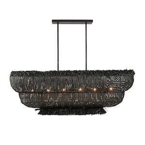 Yessika - 6 Light Chandelier-27 Inches Tall and 62 Inches Wide