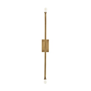 Hutu - 2 Light Wall Sconce-41.5 Inches Tall and 4.5 Inches Wide - 1308445