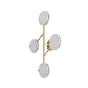 Meridian - 4 Light Wall Sconce-32 Inches Tall and 22.5 Inches Wide - 1307713