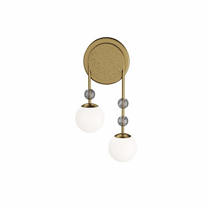 Beverly - 2 Light Right Wall Sconce-21.5 Inches Tall and 10.5 Inches Wide