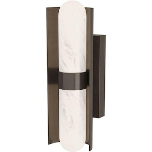 Bretman - 12W 2 LED Wall Sconce-15 Inches Tall and 5 Inches Wide