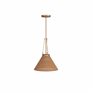 Sedge - 1 Light Pendant-25 Inches Tall and 16 Inches Wide