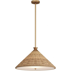 Terrace - 2 Light Pendant-13.5 Inches Tall and 21 Inches Wide
