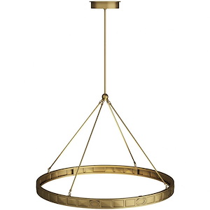 Empire - 60W 1 LED Chandelier-31 Inches Tall and 38.5 Inches Wide