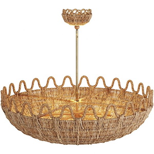 Mar - 6 Light Chandelier-25 Inches Tall and 46 Inches Wide