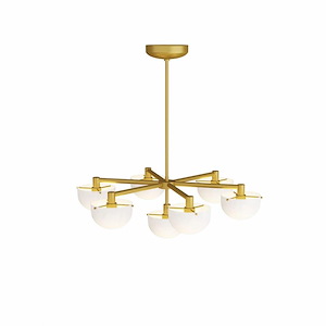 Bo&#195;&#174;te - 234W 6 LED Chandelier-20 Inches Tall and 40.5 Inches Wide