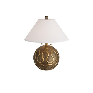 Serpiente - 2 Light Table Lamp-27 Inches Tall and 22 Inches Wide