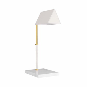 Tyson - 1 Light Desk Lamp-22 Inches Tall and 13 Inches Wide