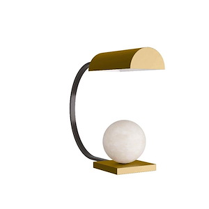 Venice - 1 Light Desk Lamp-18 Inches Tall and 24 Inches Wide