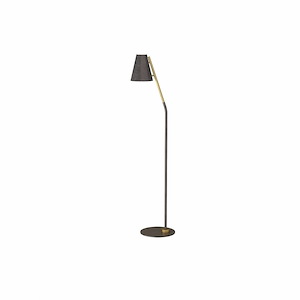 Zealand - 1 Light Floor Lamp-54.5 Inches Tall and 10 Inches Wide
