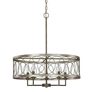 Madeline - 5 Light Pendant In Transitional Style-28 Inches Tall and 24.5 Inches Wide