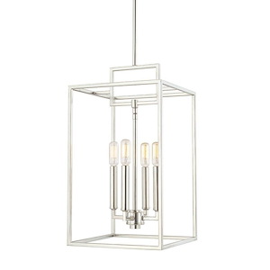 Marlon - 4 Light Pendant In Transitional Style-20 Inches Tall and 11 Inches Wide