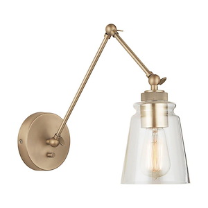 Profile - 1 Light Wall Sconce In Urban and Industrial Style-26 Inches Tall and 5 Inches Wide