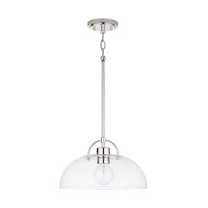 Rudy - 1 Light Pendant In Modern Style-8 Inches Tall and 14 Inches Wide