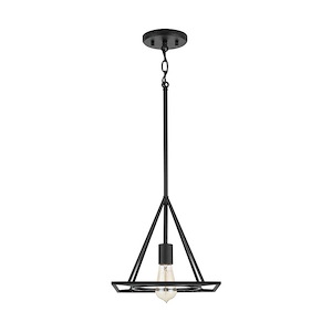 Fred - 1 Light Pendant In Modern Style-10 Inches Tall and 11 Inches Wide