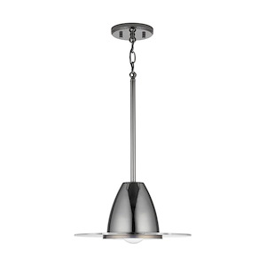 Jett - 1 Light Pendant In Modern Style-6.5 Inches Tall and 13.5 Inches Wide