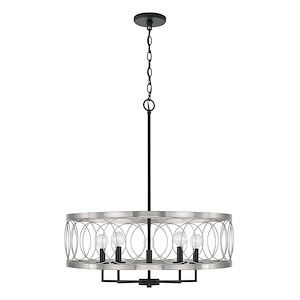 Madeline - 4 Light Pendant In Transitional Style-28 Inches Tall and 24.5 Inches Wide - 1034509