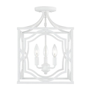 Anna - 3 Light Foyer In Mediterranean Style-18.25 Inches Tall and 12.25 Inches Wide
