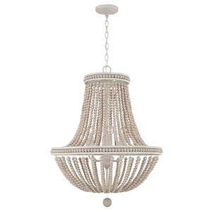 Handley - 6 Light Chandelier In Coastal Style-30 Inches Tall and 24 Inches Wide - 1300601
