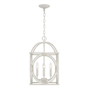 Brea - 4 Light Foyer In Mediterranean Style-20.75 Inches Tall and 12 Inches Wide
