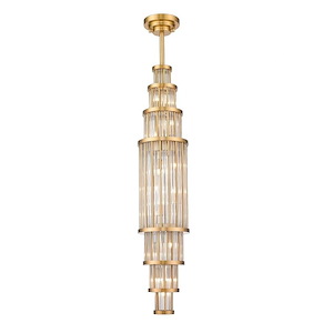 Waldorf - 1 Light Pendant-12 Inches Tall and 17 Inches Wide