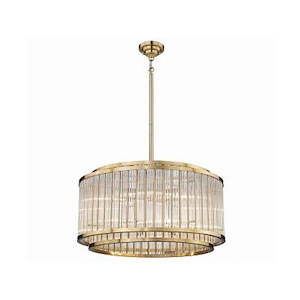 Waldorf - 1 Light Round Chandelier-22 Inches Tall and 34 Inches Wide - 1300694