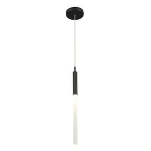 Main St - 3.5W 1 LED Pendant-118 Inches Tall and 5 Inches Wide