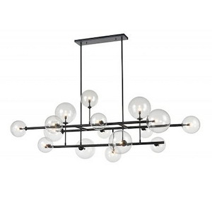 Delilah - 1 Light Chandelier-31 Inches Tall and 84 Inches Wide