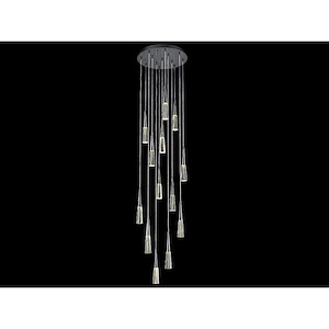 Encino - 40W 13 LED Pendant-240 Inches Tall and 22 Inches Wide