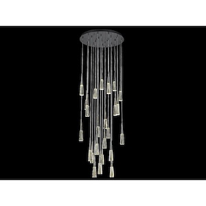 Encino - 75W 25 LED Pendant-240 Inches Tall and 30 Inches Wide