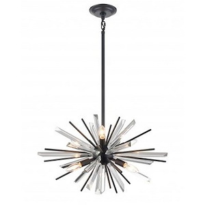 Palisades Ave - 6 Light Sputnik Chandelier-15 Inches Tall and 24 Inches Wide - 1300749