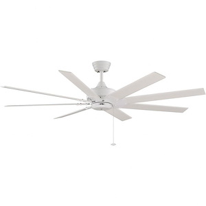 Tintern Square - 8 Blade Ceiling Fan-14.5 Inches Tall and 63 Inches Wide