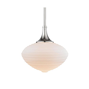 Windrush West - One Light Pendant - 12 Inches Wide by 11.75 Inches High - 1227485
