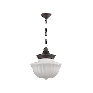 Lumley Causeway - One Light Medium Pendant - 12 Inches Wide by 14.75 Inches High - 1227670