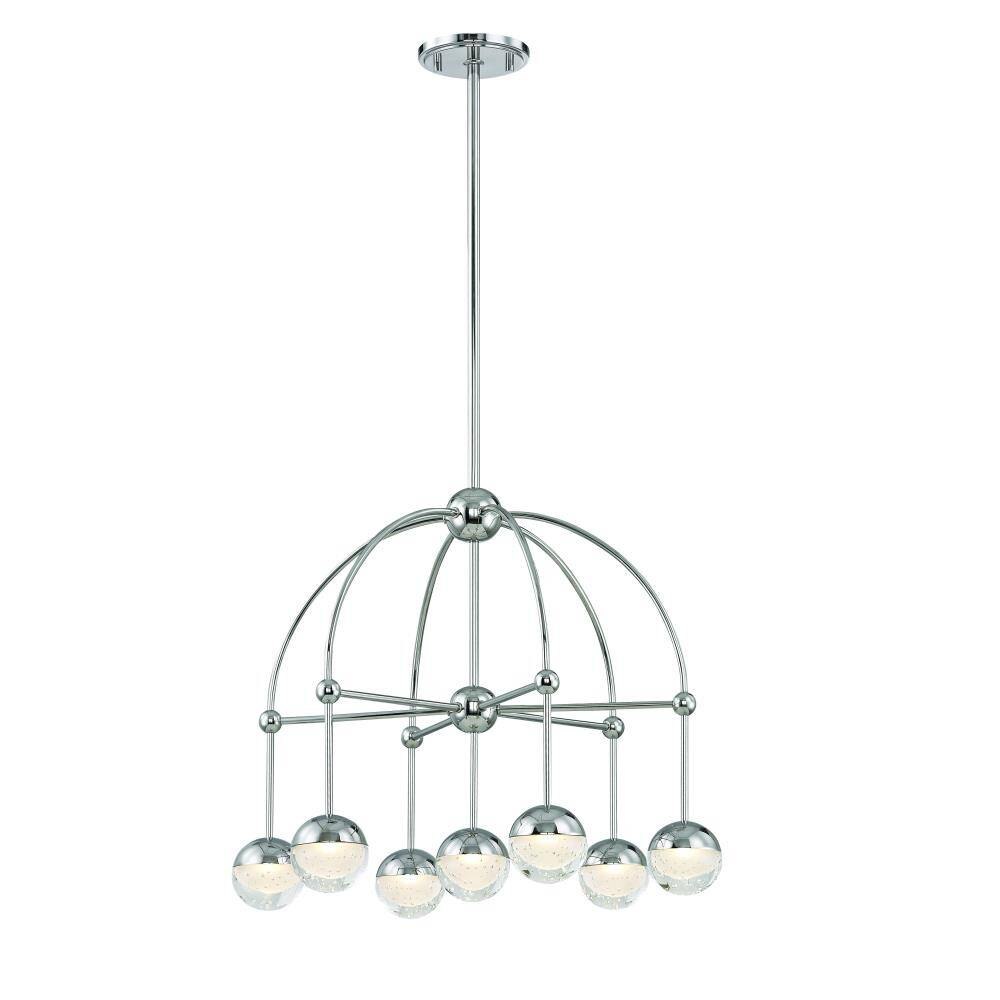 Bailey Street Home 116-BEL-2972693 Broom End 7-Light LED Chandelier - 23.5 Inches Wide by 20.5 Inches High