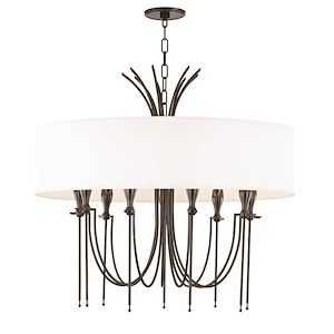 Kneller Road 9-Light Chandelier - 30 Inches Wide by 27.5 Inches High - 1227909