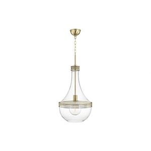 Carters Common 1-W Pendant - 14 Inches Wide by 29.25 Inches High - 1227965