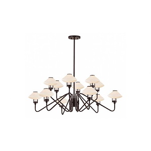 Kneller Road 12-Light LED Chandelier - 42.75 Inches Wide by 16.5 Inches High - 1228110