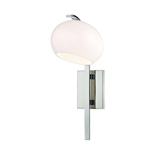 Kneller Road 1-Light Wall Sconce - 8 Inches Wide by 18 Inches High - 1228216