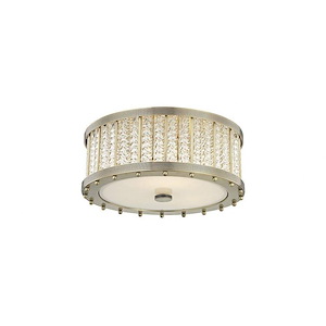 Kneller Road 3-Light Flush Mount - 16 Inches Wide by 7 Inches High - 1228171