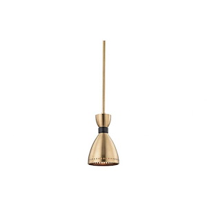 Kneller Road 1-Light Pendant - 6.5 Inches Wide by 11 Inches High - 1228078