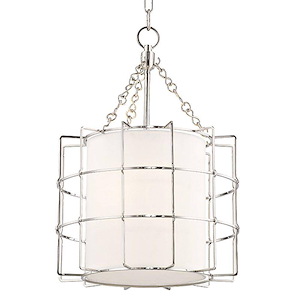 Barley Oval 2-Light LED Pendant - 16 Inches Wide by 21.75 Inches High - 1228120
