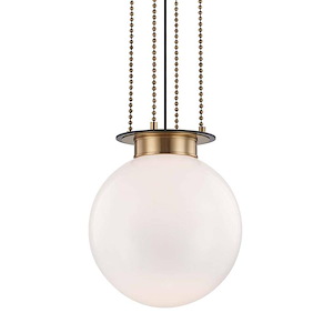 Brown Fields One Light Large Pendant - 17 Inches Wide by 18.5 Inches High - 1228256