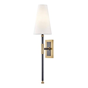 Templegate Close One Light Wall Sconce - 5 Inches Wide by 21.5 Inches High - 1228273